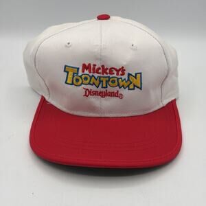 1993 Rare Vintage Disneyland Toontown Pop-up Diorama Snap Back Hat